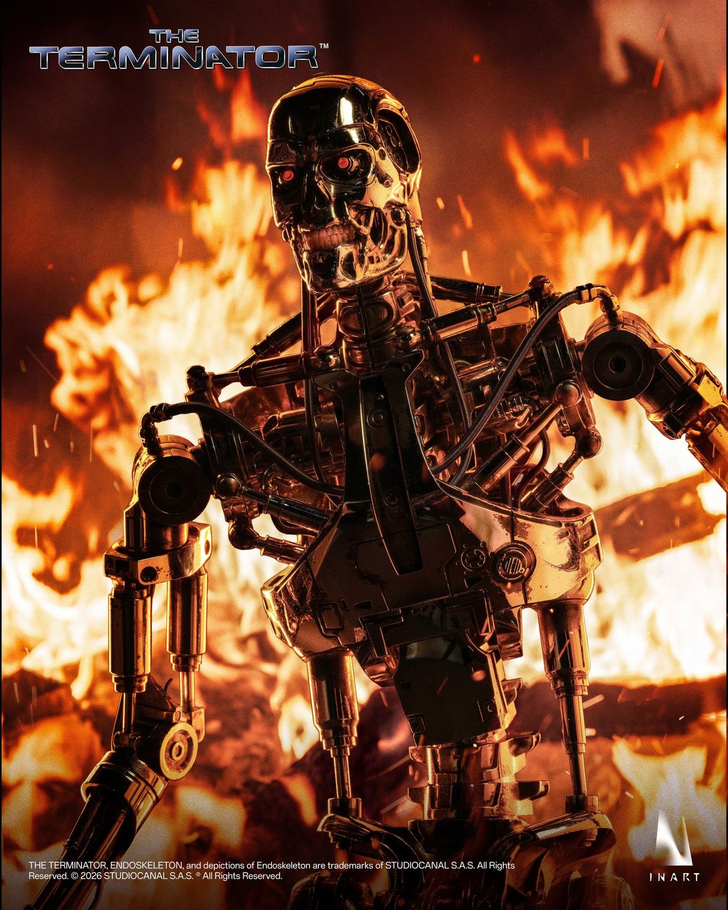 INART The Terminator T-800 Endoskeleton 1/6 Collectible Figure