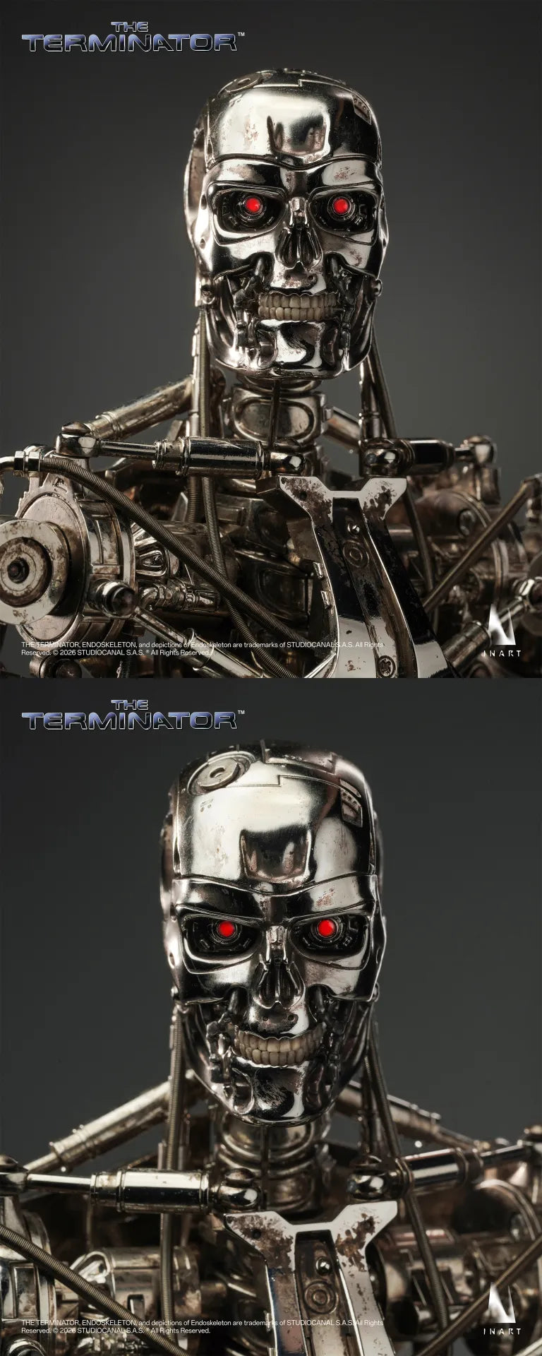 INART The Terminator T-800 Endoskeleton 1/6 Collectible Figure
